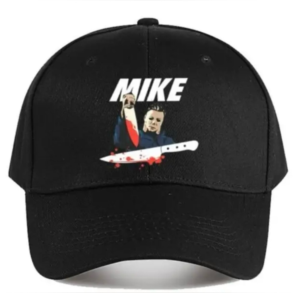 Vintage Horror Caps, Unisex Outdoor Training Caps with a horror Movie Theme.